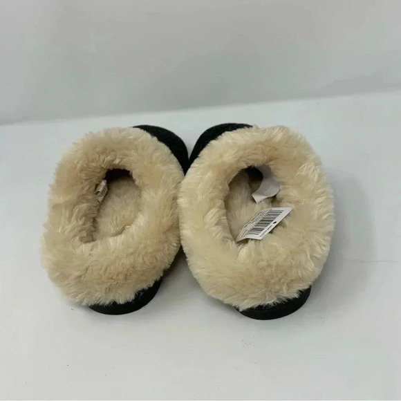 NEW Dearfoams Womens Small 5-6 Wool-Blend Clog Slippers Slip-On Faux Fur Lined - Picture 3 of 8
